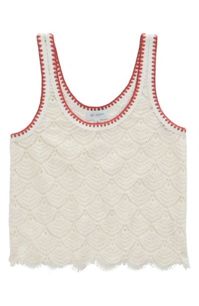 Ag Bianca Openwork Tank In Neutral