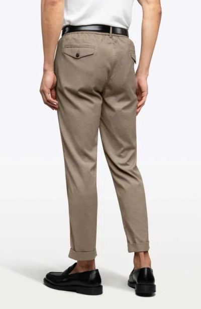 Cuts Soho Crop Drawstring Pants In Brown