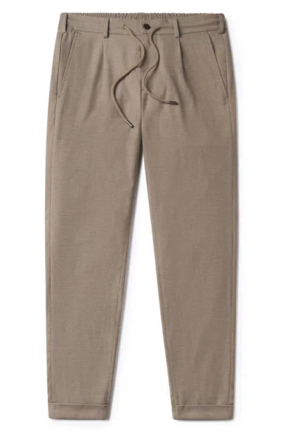 Cuts Soho Crop Drawstring Pants In Brown