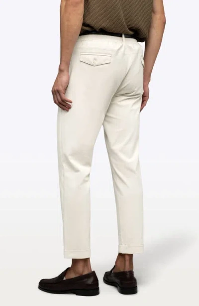 Cuts Soho Crop Drawstring Pants In Brown