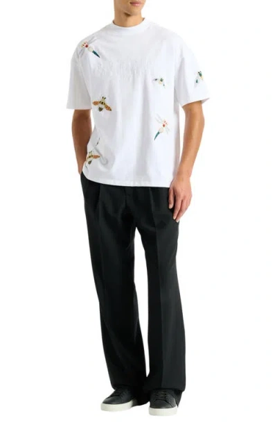 Balmain Insect T-shirt In White