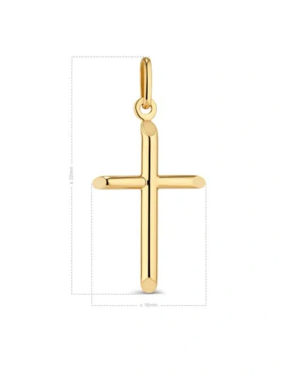Devata Cross Pendant In Gold