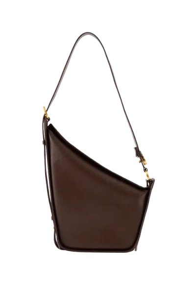 Esthera 10am Leather Belted Strap Bag In Pattern