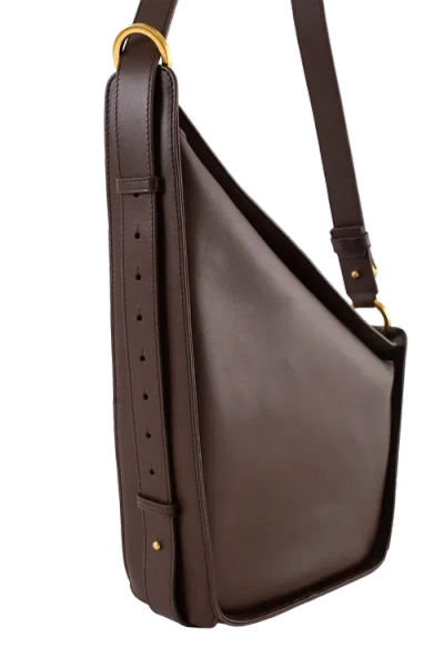 Esthera 10am Leather Belted Strap Bag In Pattern