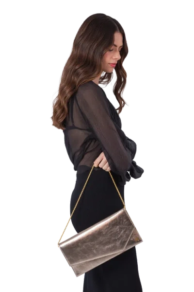 Esthera 1am Leather Envelope Bag In Pattern