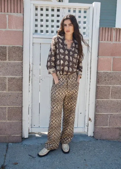 69206 Pascal Button Fly Pants In Multi