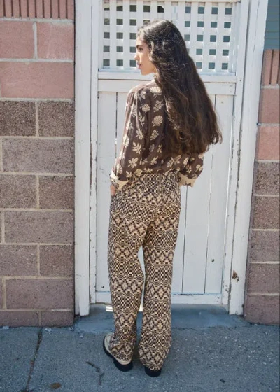 69206 Pascal Button Fly Pants In Multi