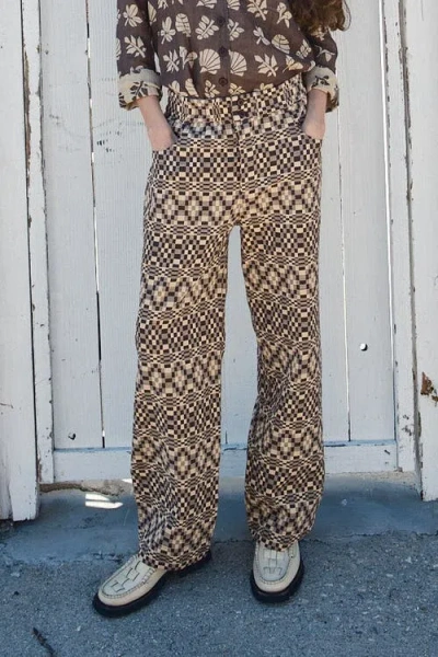 69206 Pascal Button Fly Pants In Multi