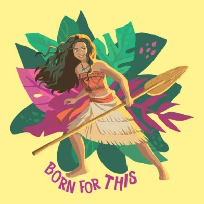 Moana Born For This  Graphic T-shirt In Multi