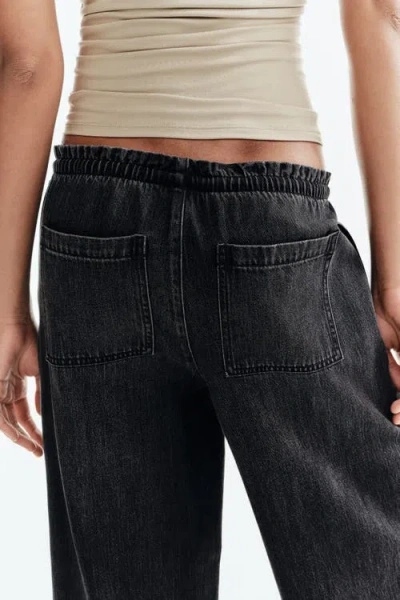 H&m Denim Pull-on Trousers In Multi