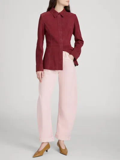 Frame Multi-pocket Jeans In Pink