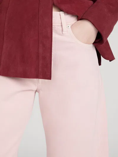 Frame Multi-pocket Jeans In Pink