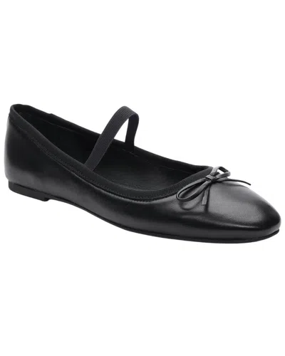 Sanctuary Facile Leather Flat In Black