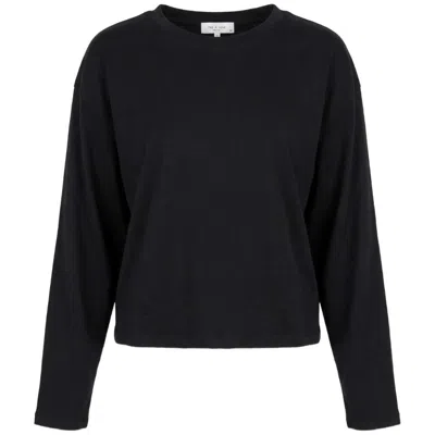 Rag & Bone Long-sleeved T-shirt In Black