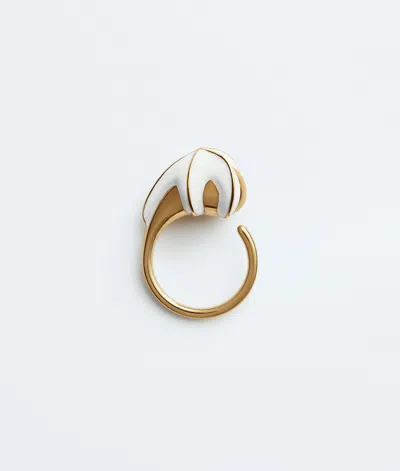 Bottega Veneta Bottega  Veneta Drop Ring In White