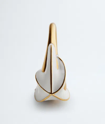 Bottega Veneta Bottega  Veneta Drop Ring In White