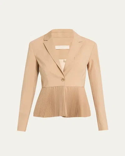 Ulla Johnson Greta Pleated Blazer In Multi