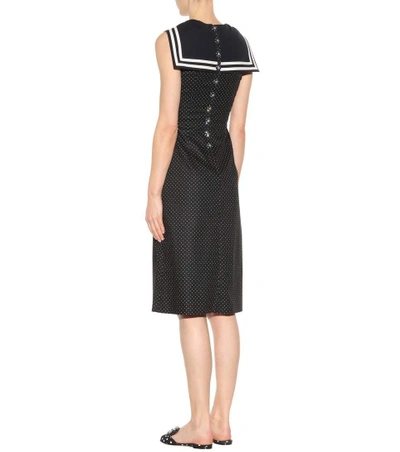 Shop Dolce & Gabbana Cotton And Wool Dress In Pois, Foedo  Eero