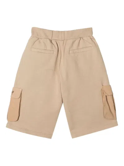 Dondup Cargo-pocket Elasticated Shorts In Brown