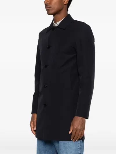 Éphémère Single-breasted Buttoned Coat In Black