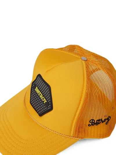 Bstroy Logo-patch Hat In Orange