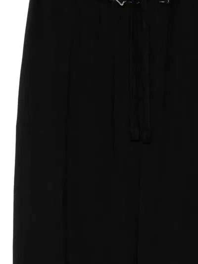 Giovanni Cavagna Drawstring Track Pants In Black