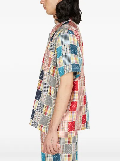 (d)ivision Patchwork Short-sleeve Shirt In Multi