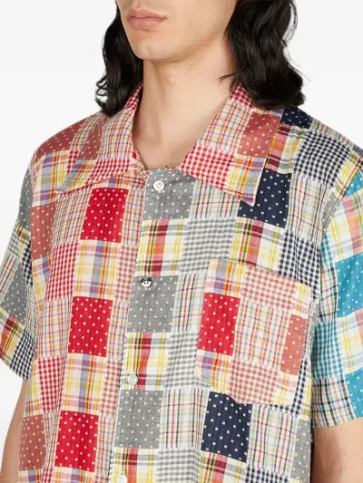 (d)ivision Patchwork Short-sleeve Shirt In Multi