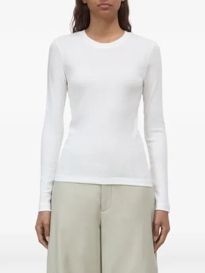 Closed Long-sleeve T-shirt In White