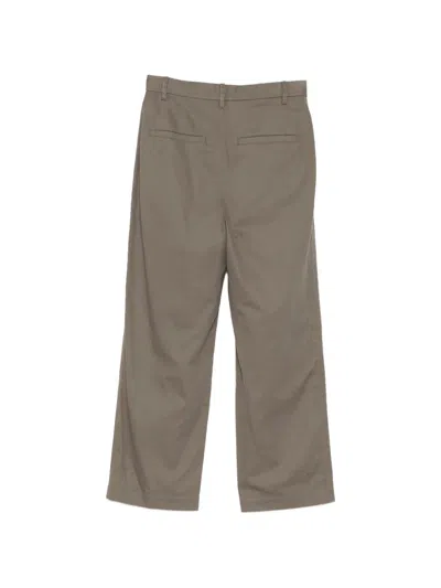 Low Classic Drawstring Trousers In Neutral