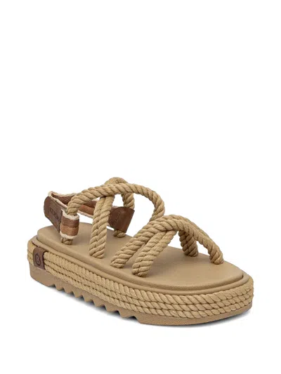 Bohonomad Rope-detail Platform Espadrilles In Multi