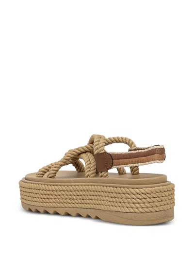 Bohonomad Rope-detailed Platform Espadrilles In Multi