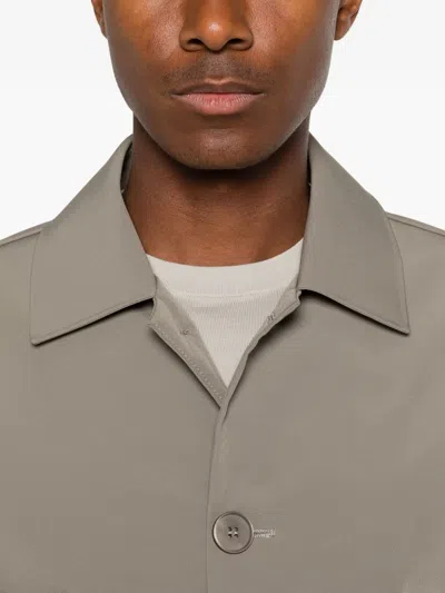 Éphémère Button-up Pocket Coat In Neutral