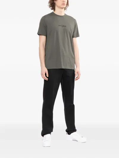 Fred Perry Crew Neck T-shirt In Multi