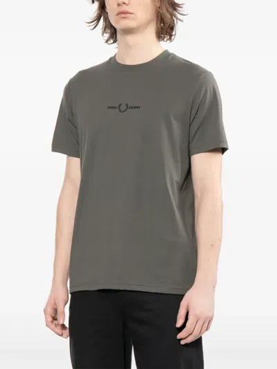Fred Perry Crew Neck T-shirt In Multi