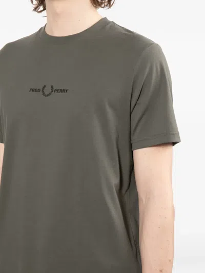 Fred Perry Crew Neck T-shirt In Multi