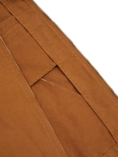 Carhartt Og Detroit Zip-up Jacket In Brown