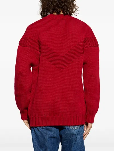 Dsquared2 Chevron-knit Sweater In Multi