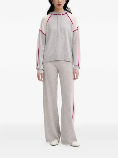 From Future Side-stripe Drawstring Track Pants In Gray