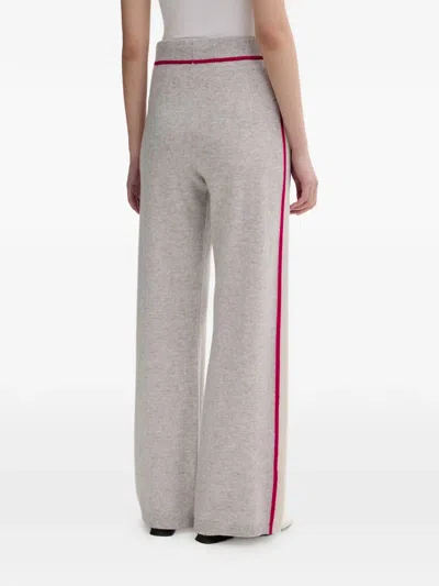 From Future Side-stripe Drawstring Track Pants In Gray