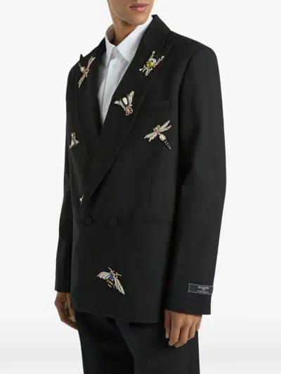 Balmain Insect Jacket In Black