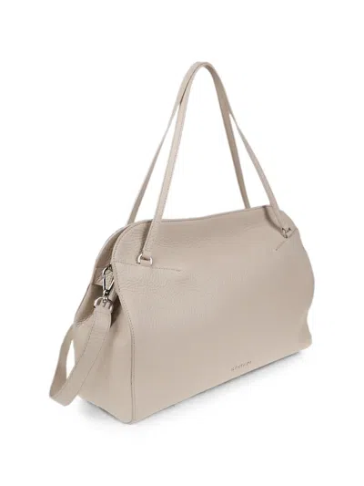 Orciani Large Lido Shoulder Bag In White