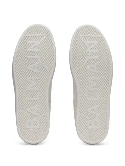 Balmain B-court Smooth Leather Trainers In Black