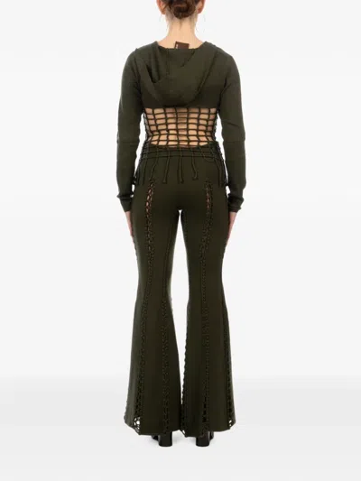 Isa Boulder Boot-cut Trousers In Multi