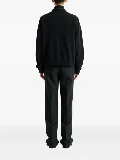 Balmain Eco-cashmere Cardigan In Black