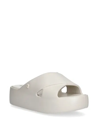 Melissa Crossover Platform Slides In White