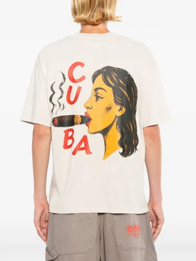 Melt Graphic-printed T-shirt In Neutral