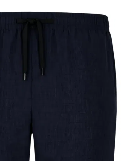 Cellar Door Drawstring Track Pants In Blue