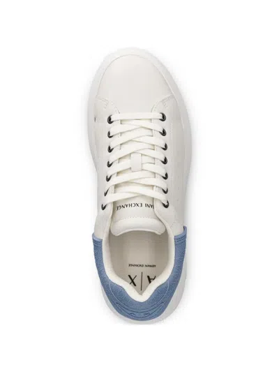 Armani Exchange Logo-print Platform Sneakers In Multi