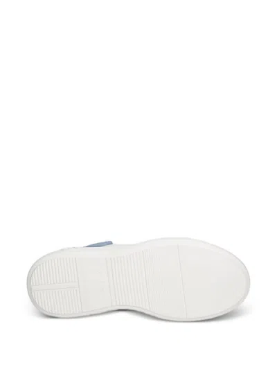 Armani Exchange Logo-print Platform Sneakers In Multi